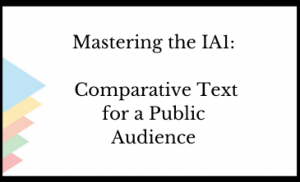 Mastering the Comparative Public Text